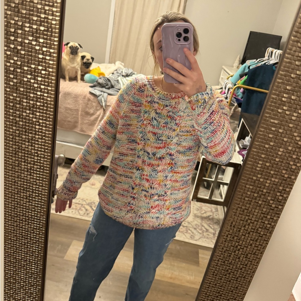 Loft multicolor sweater